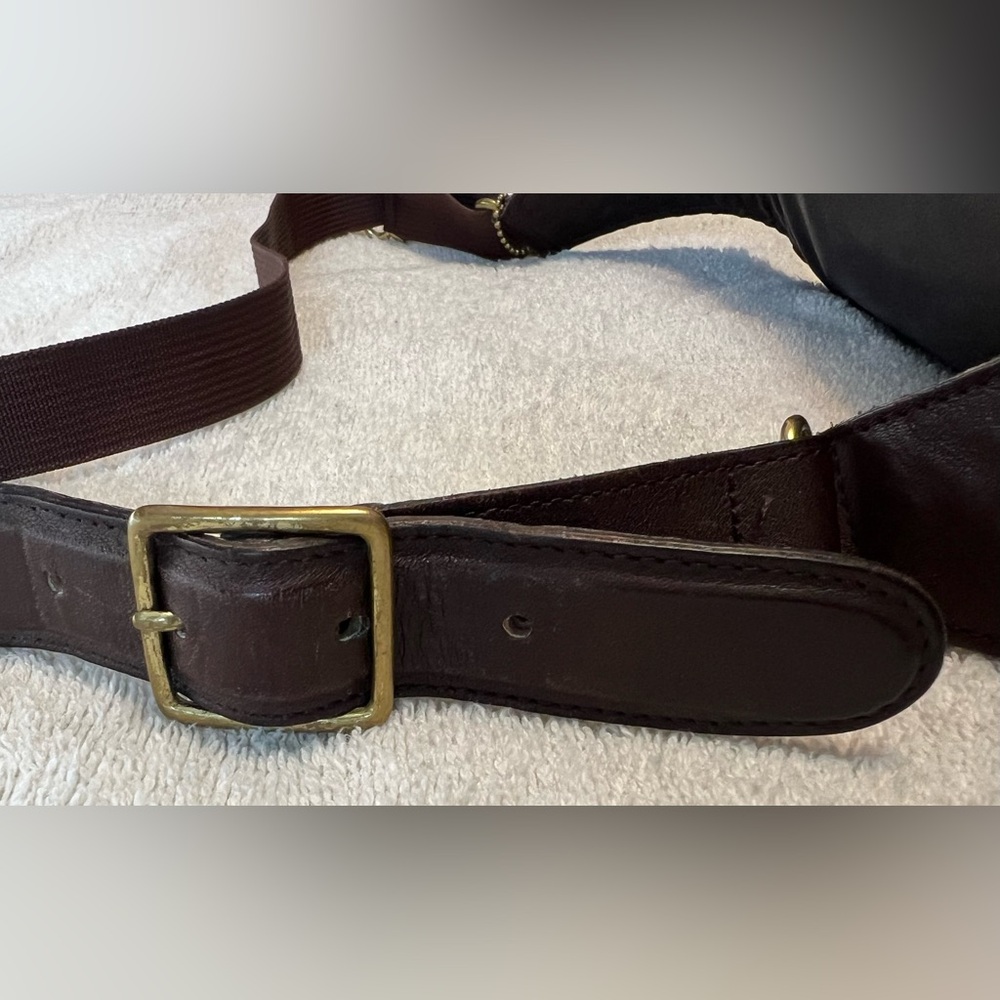 Vintage Coach Men's Leather Belt Bag - Dark Brown - Picture 8 of 12